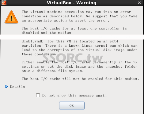 virtualbox io cache