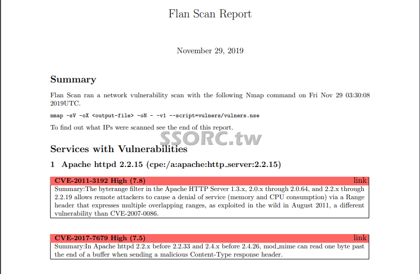 Flan Scan – Cloudflare 出產的 vulnerability scanner