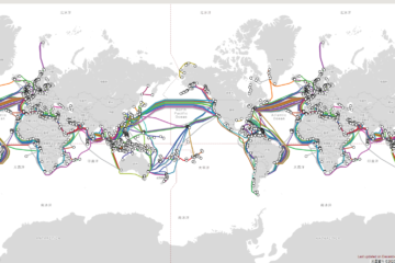 網路-海底電纜地圖